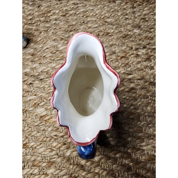 Vintage Pottery Hand Painted Rooster Pitcher Set Italy GIOVANNI VIETRI The Ants - Picture 12 of 16